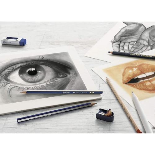 Charcoal Sketch Set 7Pc by Faber-Castell on Schoolbooks.ie