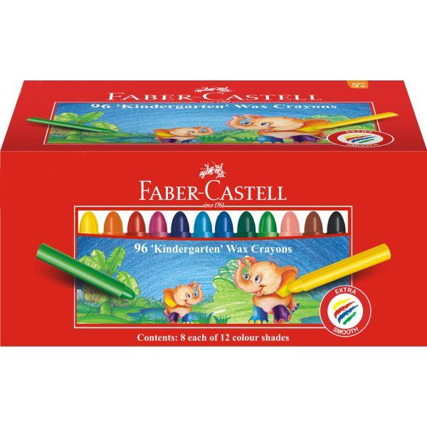 Chublet Crayons Box Of 96 (12 Assorted Colours) by Faber-Castell on Schoolbooks.ie