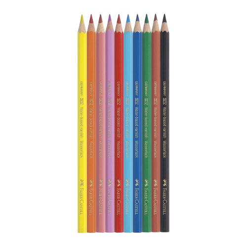 Faber-Castell - Eco Colour Pencils Box 12 With 3 Free Bi-Colours + Sharpener by Faber-Castell on Schoolbooks.ie