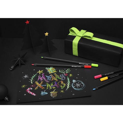 Faber-Castell - 12 Colouring Pencils - Black Edition by Faber-Castell on Schoolbooks.ie