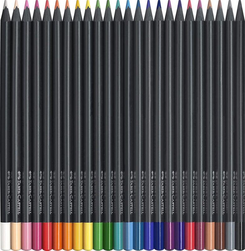 Faber-Castell - 24 Colouring Pencils - Black Edition by Faber-Castell on Schoolbooks.ie