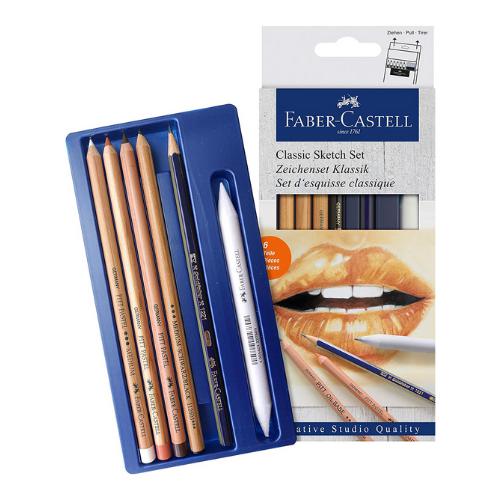Faber-Castell - Classic Sketch Set 6Pc by Faber-Castell on Schoolbooks.ie