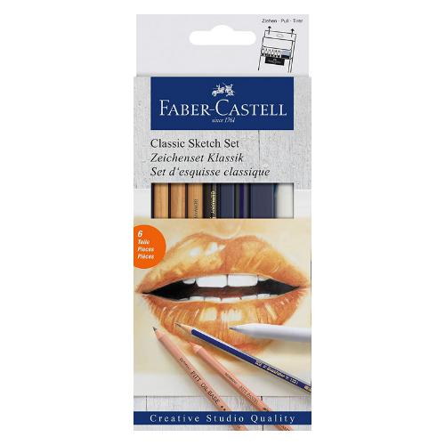 ■ Faber-Castell - Classic Sketch Set 6Pc by Faber-Castell on Schoolbooks.ie