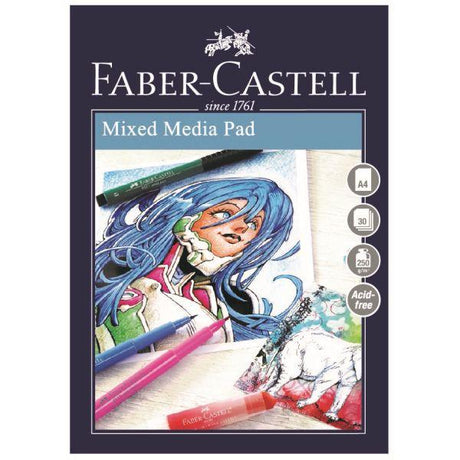 ■ Faber-Castell - Creative Studio Mixed Media A4 Pad 30 Sheets by Faber-Castell on Schoolbooks.ie