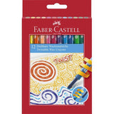 Faber-Castell - Twistable Wax Crayons - Box of 12 by Faber-Castell on Schoolbooks.ie