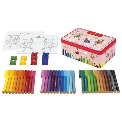 Faber-Castell - Fibre Tip Connector Pen Ballerina Box - 33 pieces by Faber-Castell on Schoolbooks.ie