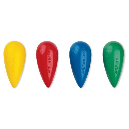 ■ Faber-Castell - First Grasp Crayons Blister Of 4 by Faber-Castell on Schoolbooks.ie