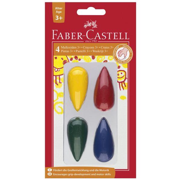 ■ Faber-Castell - First Grasp Crayons Blister Of 4 by Faber-Castell on Schoolbooks.ie