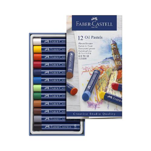 Goldfaber Oil Pastels Set Of 12 by Faber-Castell on Schoolbooks.ie