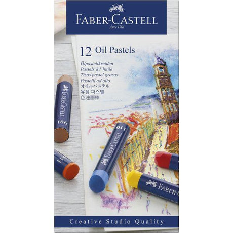 Faber-Castell - Goldfaber Oil Pastels Set Of 12 by Faber-Castell on Schoolbooks.ie