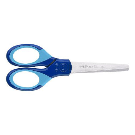 Faber-Castell - Grip School Scissors Blue With Blade Protector Bc by Faber-Castell on Schoolbooks.ie