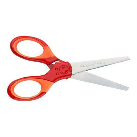 Faber-Castell - Grip School Scissors Red With Blade Protector Bc by Faber-Castell on Schoolbooks.ie