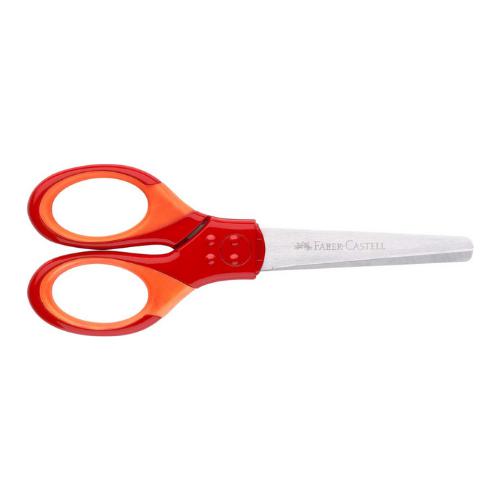 Faber-Castell - Grip School Scissors Red With Blade Protector Bc by Faber-Castell on Schoolbooks.ie