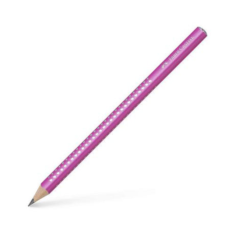 Faber-Castell - Jumbo Sparkle Pink Pencil Set Blister by Faber-Castell on Schoolbooks.ie