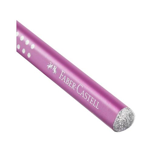 Faber-Castell - Jumbo Sparkle Pink Pencil Set Blister by Faber-Castell on Schoolbooks.ie