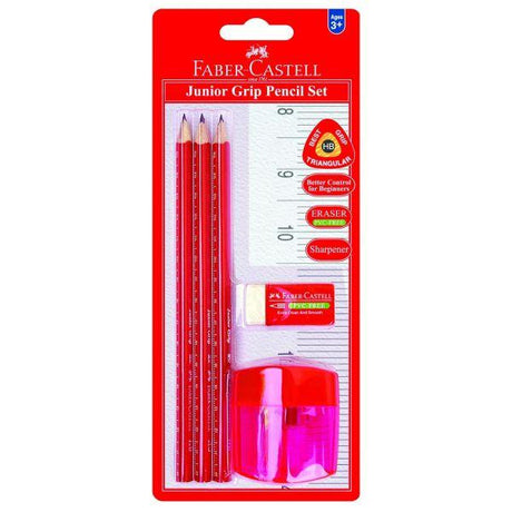 Faber-Castell - Junior Triangular Graphite Set by Faber-Castell on Schoolbooks.ie