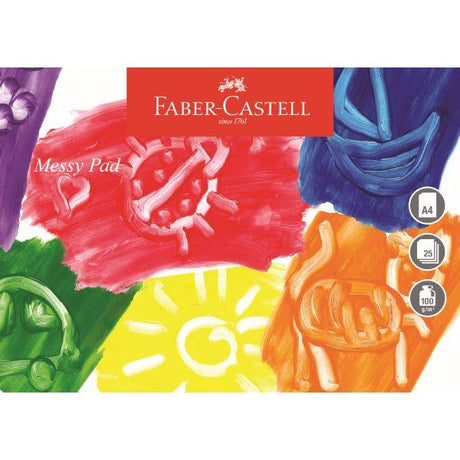 ■ Faber-Castell - Messy Pad A4 100Gsm 25 Sheet Gummed by Faber-Castell on Schoolbooks.ie