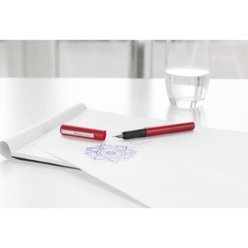 ■ Faber-Castell - School Fountain Pen Set - Red by Faber-Castell on Schoolbooks.ie