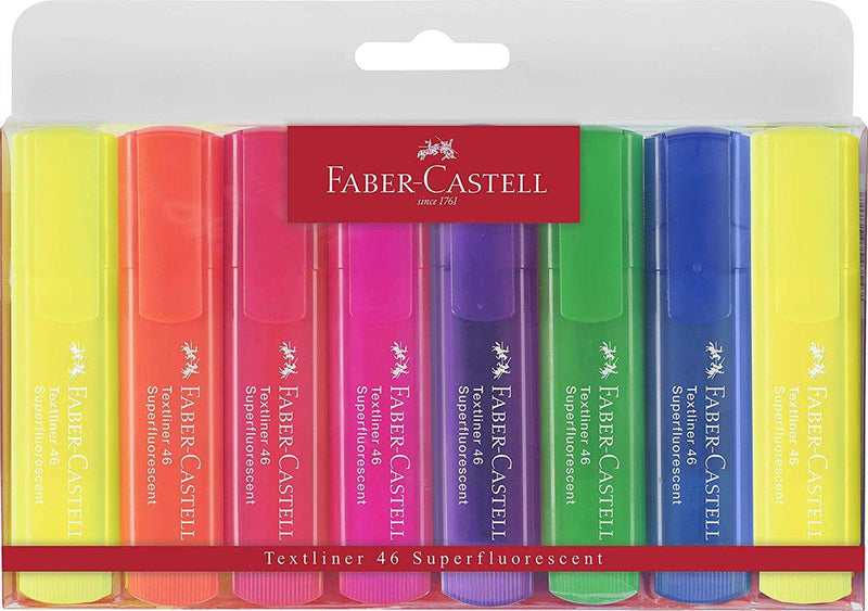 Faber-Castell - Textliner 1546 Set Of 8 (2 Free) by Faber-Castell on Schoolbooks.ie