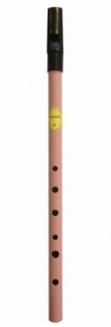 Feadóg - Tin Whistle - Brass - Key of D - Pink by Feadog on Schoolbooks.ie