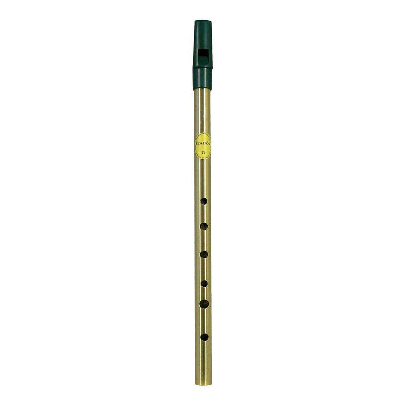 Feadóg - Tin Whistle - Brass - Key of D - with Book and CD by Feadog on Schoolbooks.ie