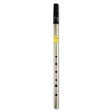 Feadóg - Tin Whistle - Nickel - Key of D - Black Mouthpiece by Feadog on Schoolbooks.ie