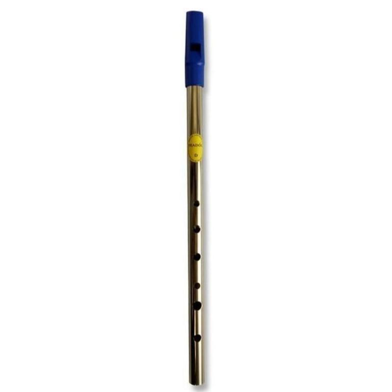 Feadóg - Tin Whistle - Nickel - Key of D - Blue Mouthpiece by Feadog on Schoolbooks.ie