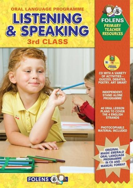 ■ Listening & Speaking - 3rd Class (Book & CD) by Folens on Schoolbooks.ie