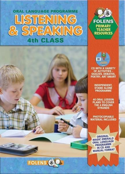 ■ Listening & Speaking - 4th Class (Book & CD) by Folens on Schoolbooks.ie