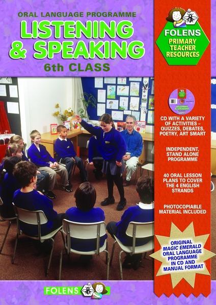 ■ Listening & Speaking - 6th Class (Book & CD) by Folens on Schoolbooks.ie