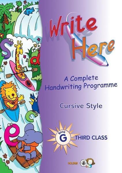 ■ Write Here G - 3rd Class (Cursive Style) by Folens on Schoolbooks.ie