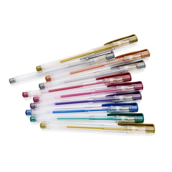 World of Colour - Packet of 10 Metallic Gel Pens by World of Colour on Schoolbooks.ie