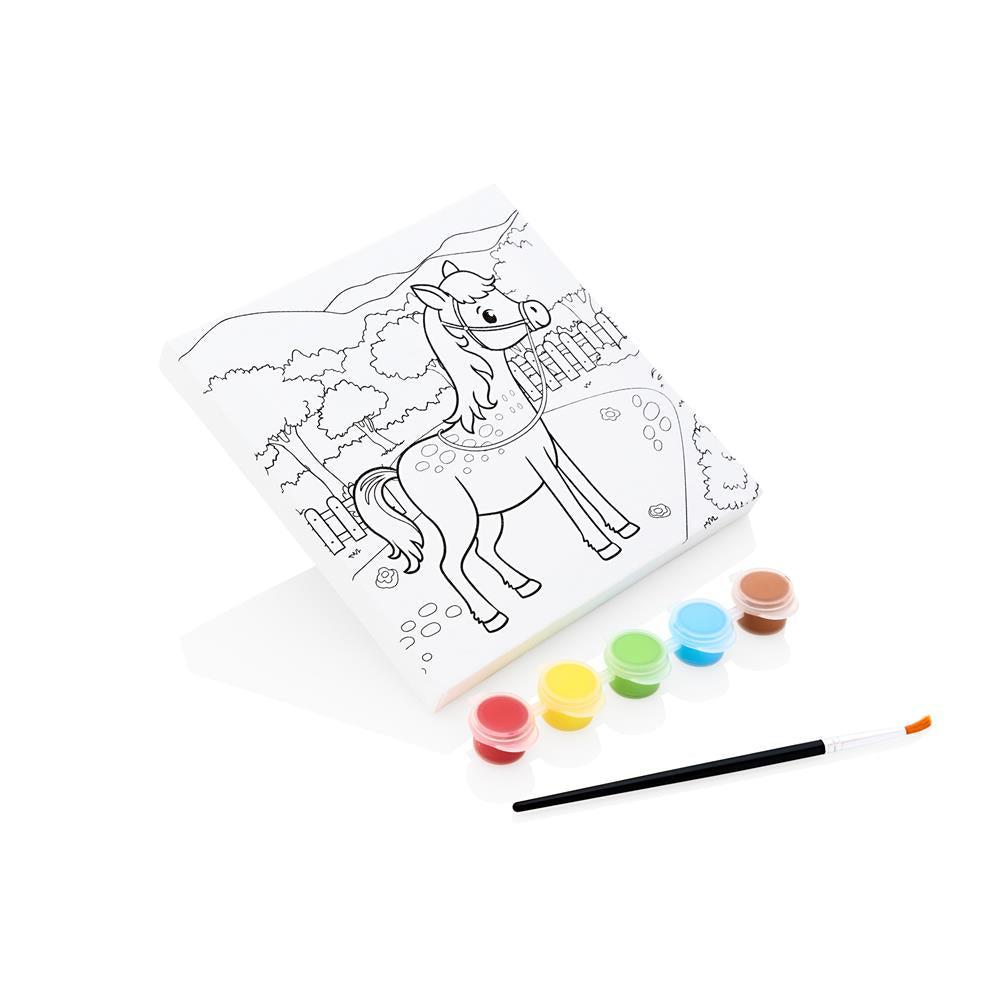 ■ World Of Colour - 150x150mm Colour In Canvas - Horse by World of Colour on Schoolbooks.ie