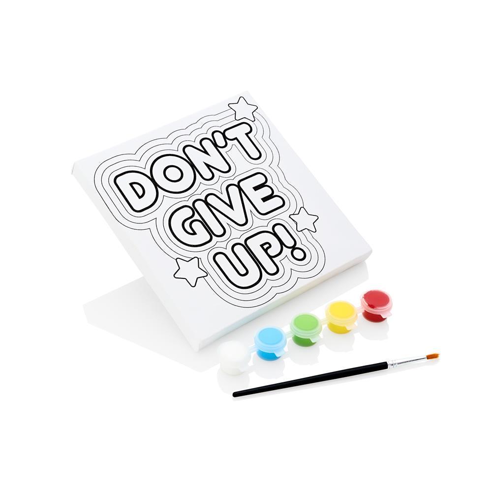 World Of Colour - 150x150mm Colour In Canvas - Don't Give Up by World of Colour on Schoolbooks.ie