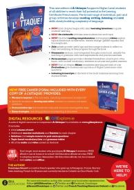 À L'Attaque! (Second Edition - New for 2019) by Gill Education on Schoolbooks.ie