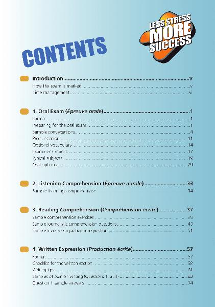 ■ Less Stress More Success - Leaving Cert - French - Higher Level by Gill Education on Schoolbooks.ie