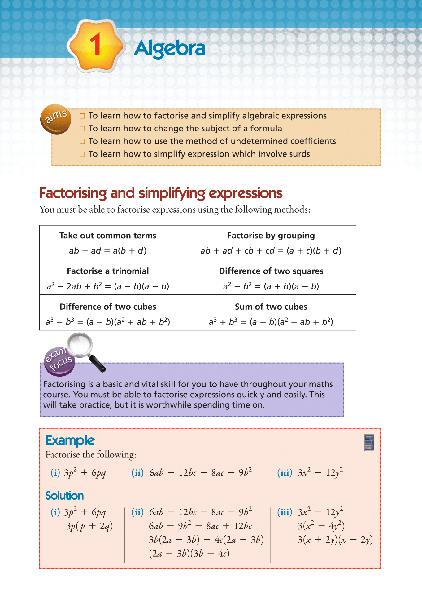 ■ Less Stress More Success - Leaving Cert - Maths Paper 1 - Higher Level by Gill Education on Schoolbooks.ie