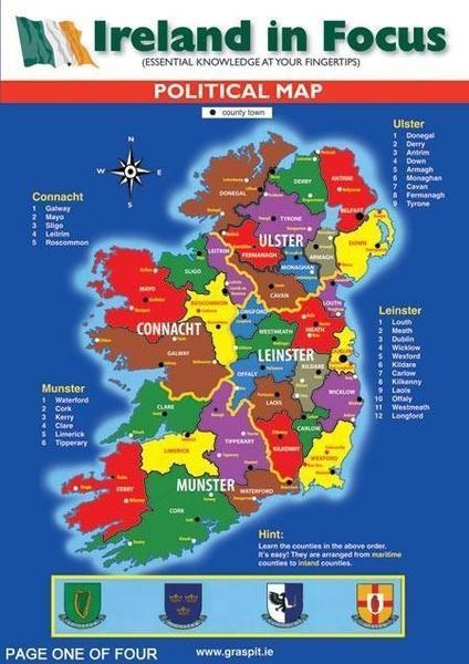 Ireland In Focus - Glance Card by Graspit on Schoolbooks.ie