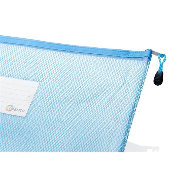 Premier Premtone B4+ Ultramesh Expanding Wallet - Printer Blue by Premto on Schoolbooks.ie