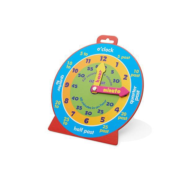 Clever Kidz 23cm Magnetic Clever Clock by Clever Kidz on Schoolbooks.ie