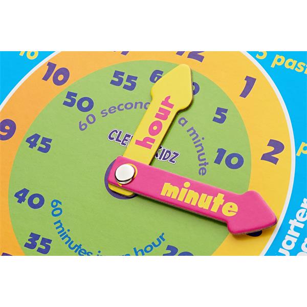 Clever Kidz 23cm Magnetic Clever Clock by Clever Kidz on Schoolbooks.ie