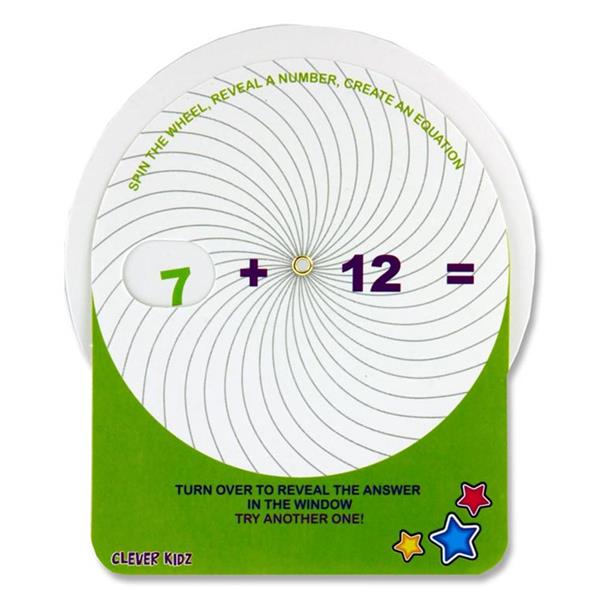 Clever Kidz - Maths Wheel - Addition & Subtraction - Pack of 12 by Clever Kidz on Schoolbooks.ie