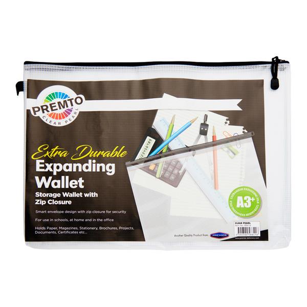 A3+ Mesh Storage Wallet - Extra Durable by Premier Stationery on Schoolbooks.ie