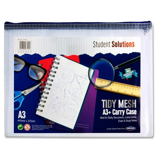 A3 Mesh Storage Wallet by Student Solutions on Schoolbooks.ie