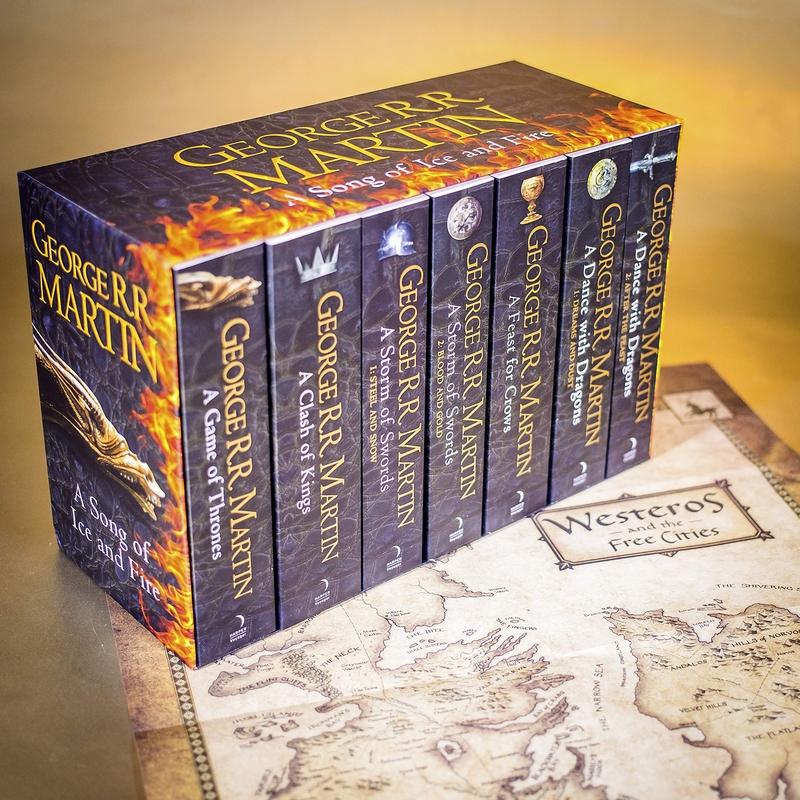 A Song of Ice and Fire - The Complete Boxset of All 7 Books by HarperCollins Publishers on Schoolbooks.ie