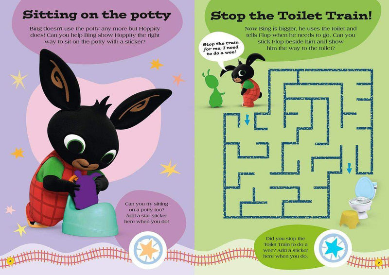 ■ Bing - My Toilet Train Sticker Book by HarperCollins Publishers on Schoolbooks.ie