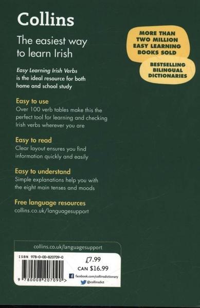 Collins Easy Learning Irish Verbs - 2nd Edition by HarperCollins Publishers on Schoolbooks.ie