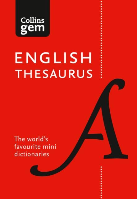Collins Gem English Thesaurus by HarperCollins Publishers on Schoolbooks.ie