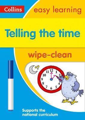 Telling the Time Wipe Clean Activity Book by HarperCollins Publishers on Schoolbooks.ie