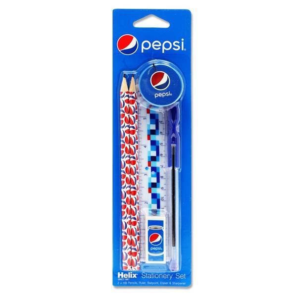 Helix - 6 piece Carded Student Set - Pepsi by Helix on Schoolbooks.ie